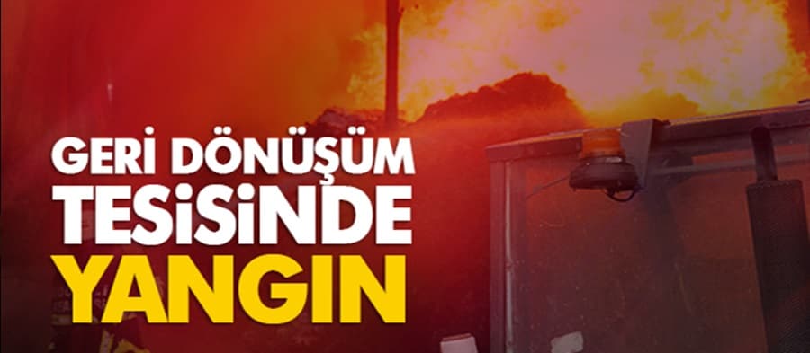 Hendek'te yangın