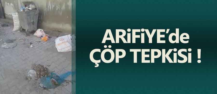 Arifiye'de çöp tepkisi