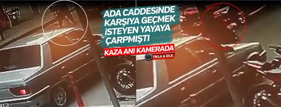 Kaza anı kamerada
