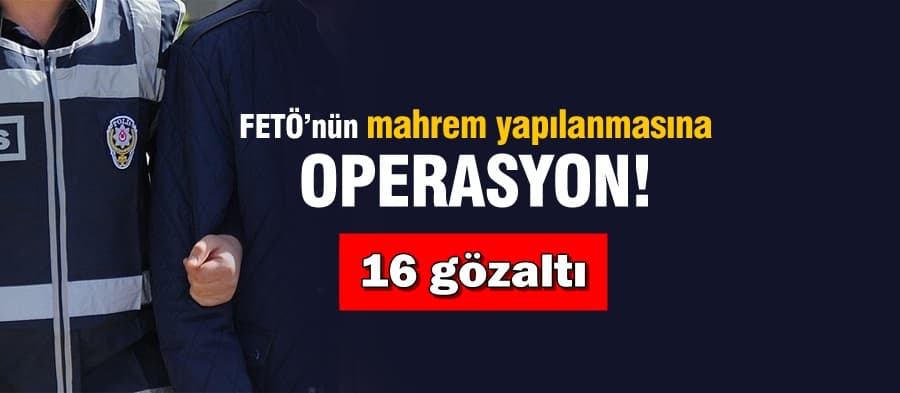 Balıkesir merkezli FETÖ operasyonu