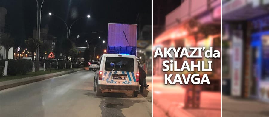 Kavgada silah ateşlendi