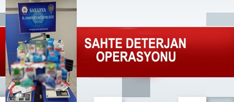 Sahte deterjan imalathanesine baskın