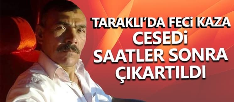 Taraklı'da feci kaza: Sürücü öldü