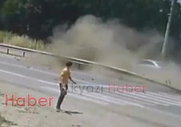 Akyazı'da korku dolu anlar