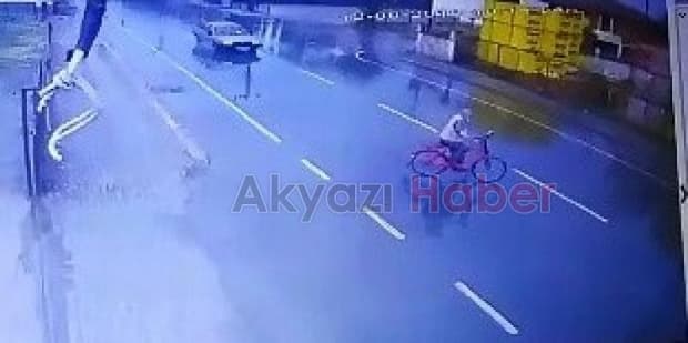 Kaza anı kamerada