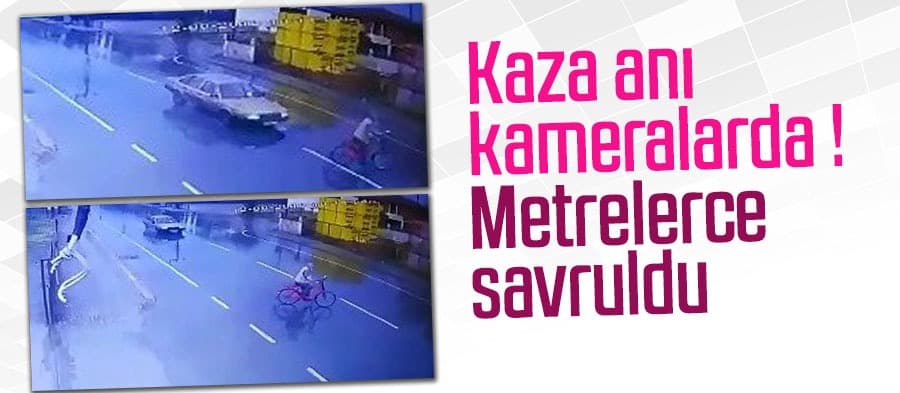 Kaza anı kamerada