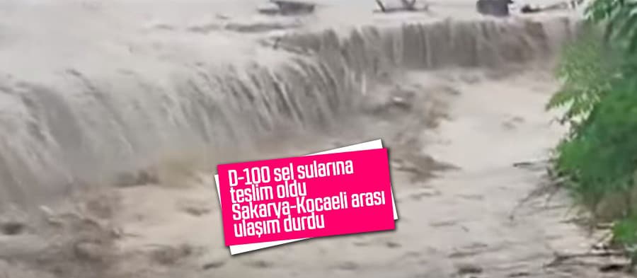 D-100 sel sularına teslim oldu
