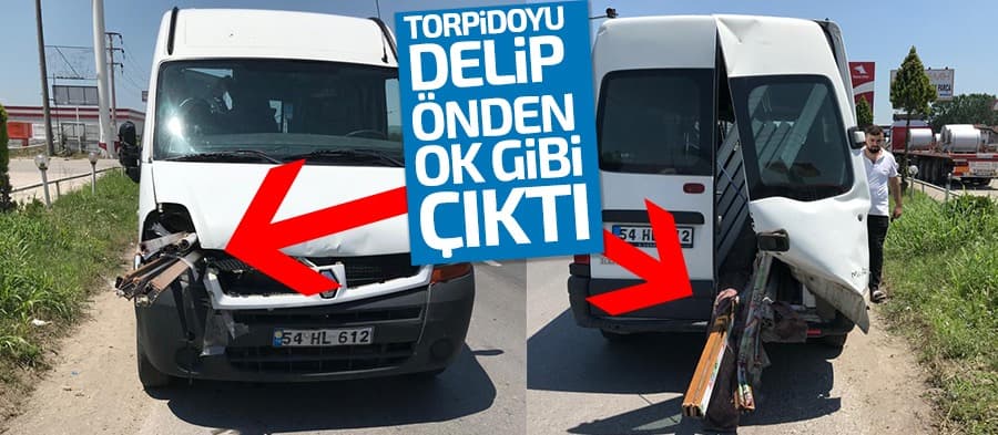 Torpidoyu delip ok gibi çıktı
