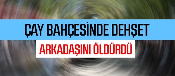 Arkadaşını öldürdü