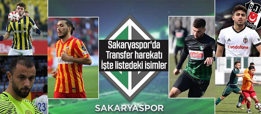 Sakaryaspor'da transfer harekatı