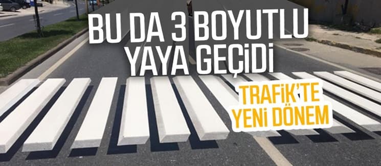 Bu da 3 boyutlu yaya geçidi 