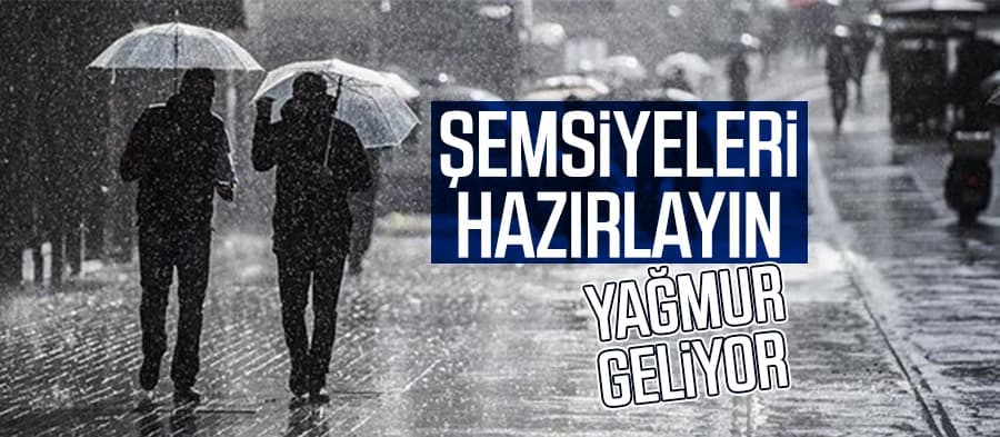 Yağmur geliyor