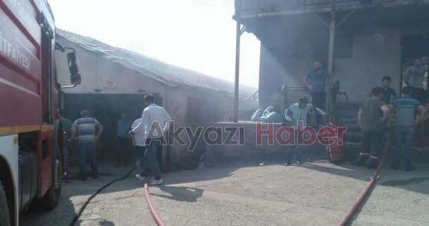 Fabrika alevlere teslim oldu