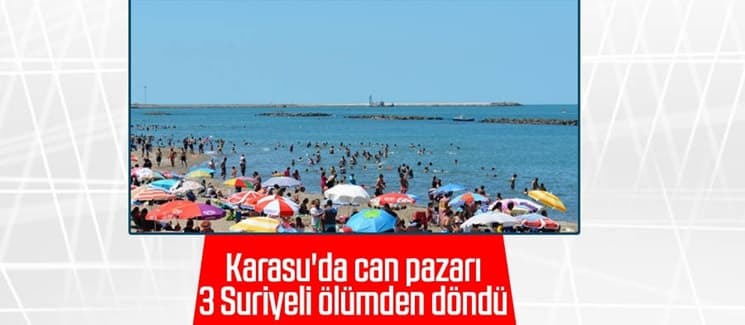 Suriyeli 3 kişi ölümden döndü