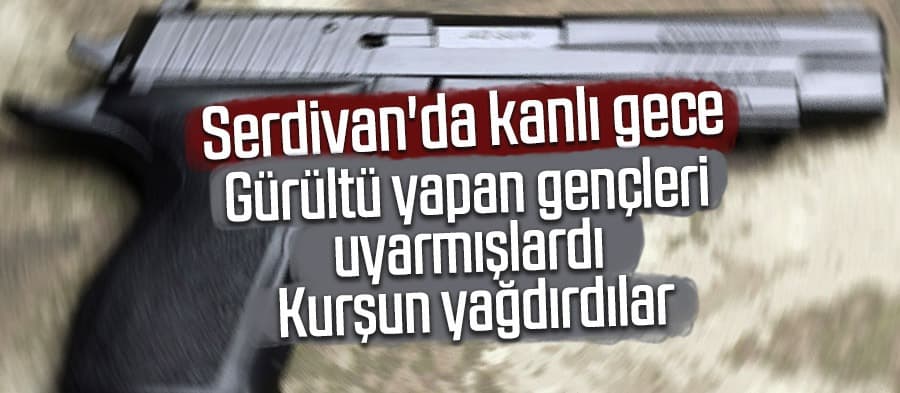 Gürültü tartışmasında vuruldular