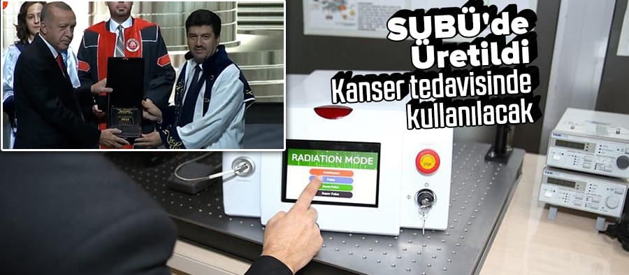 SUBÜ'de üretildi; Kanser tedavisinde kullanılacak