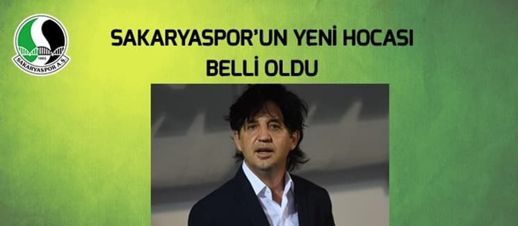Sakaryaspor'un yeni teknik direktörü belli oldu