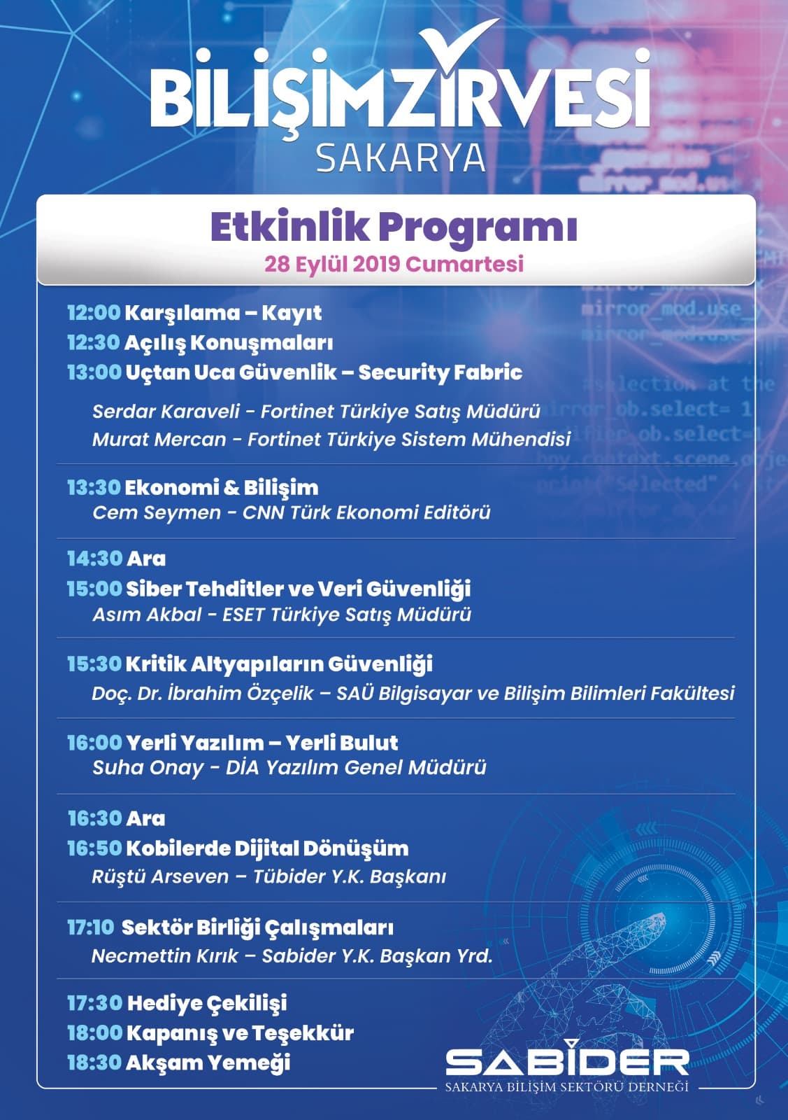 Sakarya Bilişim Zirvesi'ne ev sahipliği yapıyor