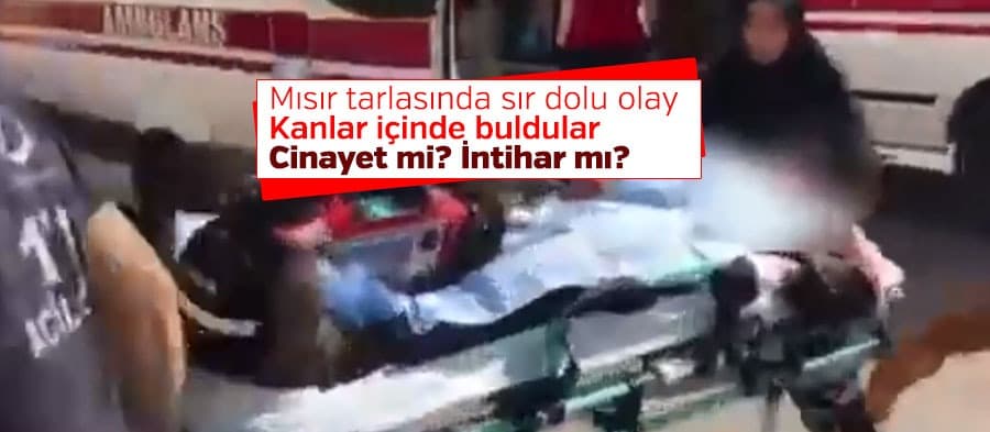 Kanlar içinde buldular, kurtarılamadı