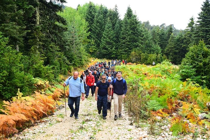 Doğa yürüyüşleri Kılıçkaya parkuruyla başladı