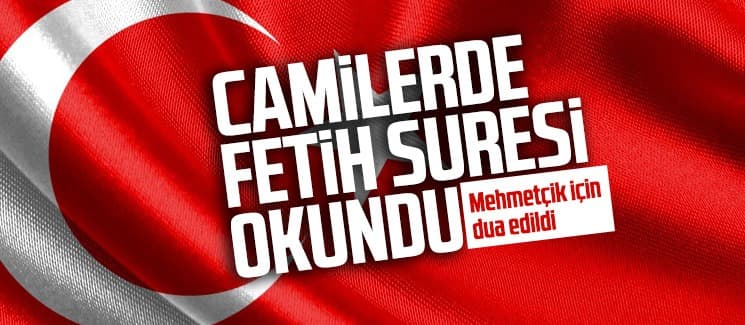 Mehmetçik için dua edildi