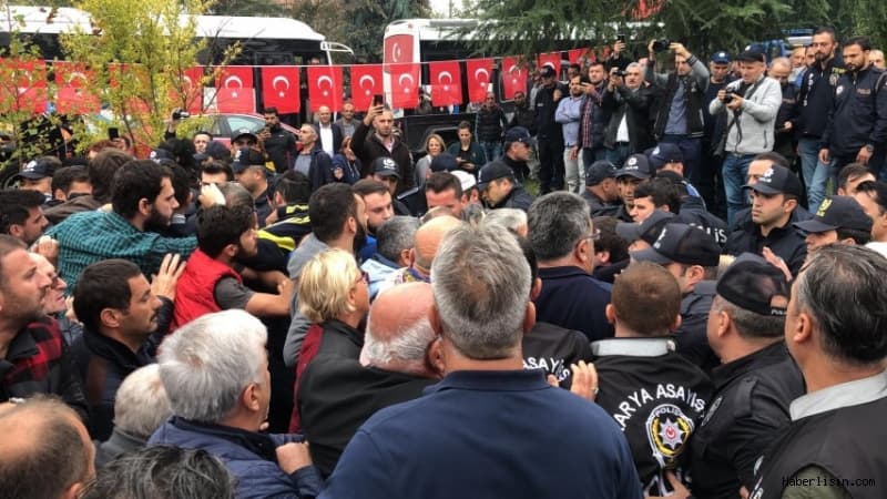 Kırkpınar'da Teleferik Eyleminde gerginlik