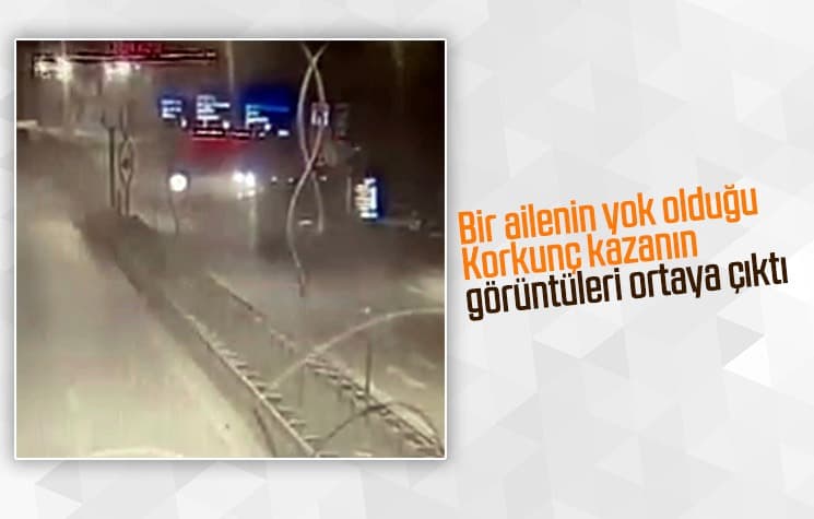 Korkunç kazanın görüntüsü ortaya çıktı