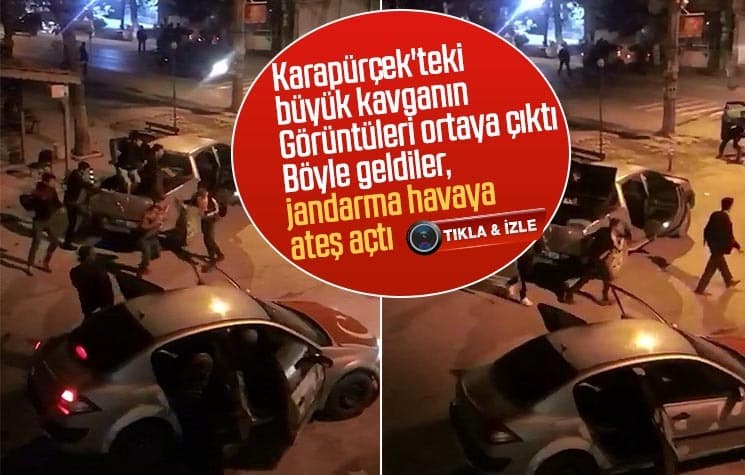 Karapürçek'teki büyük kavga; Böyle geldiler