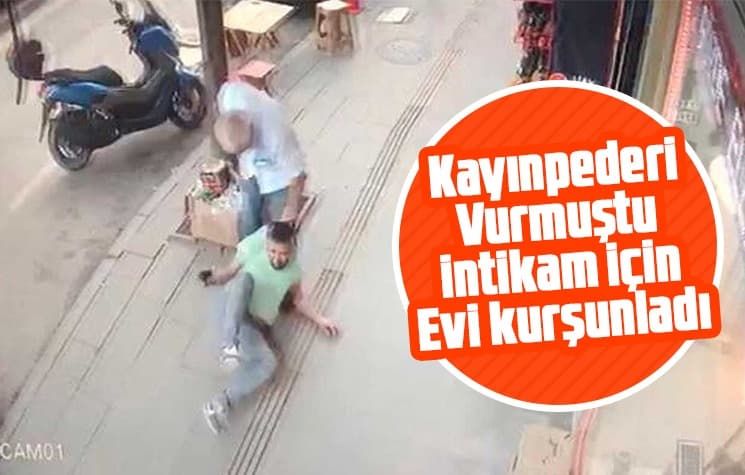 İntikam için evi kurşunladı