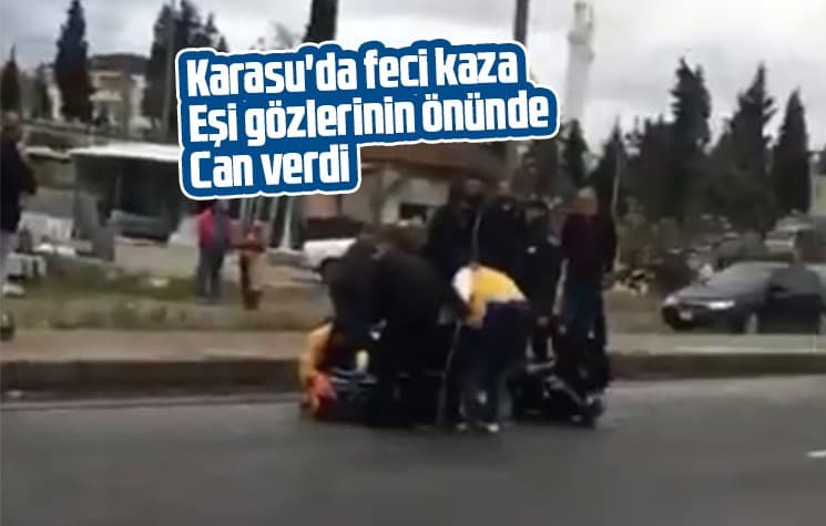 Karasu'da feci kaza: 1 ölü