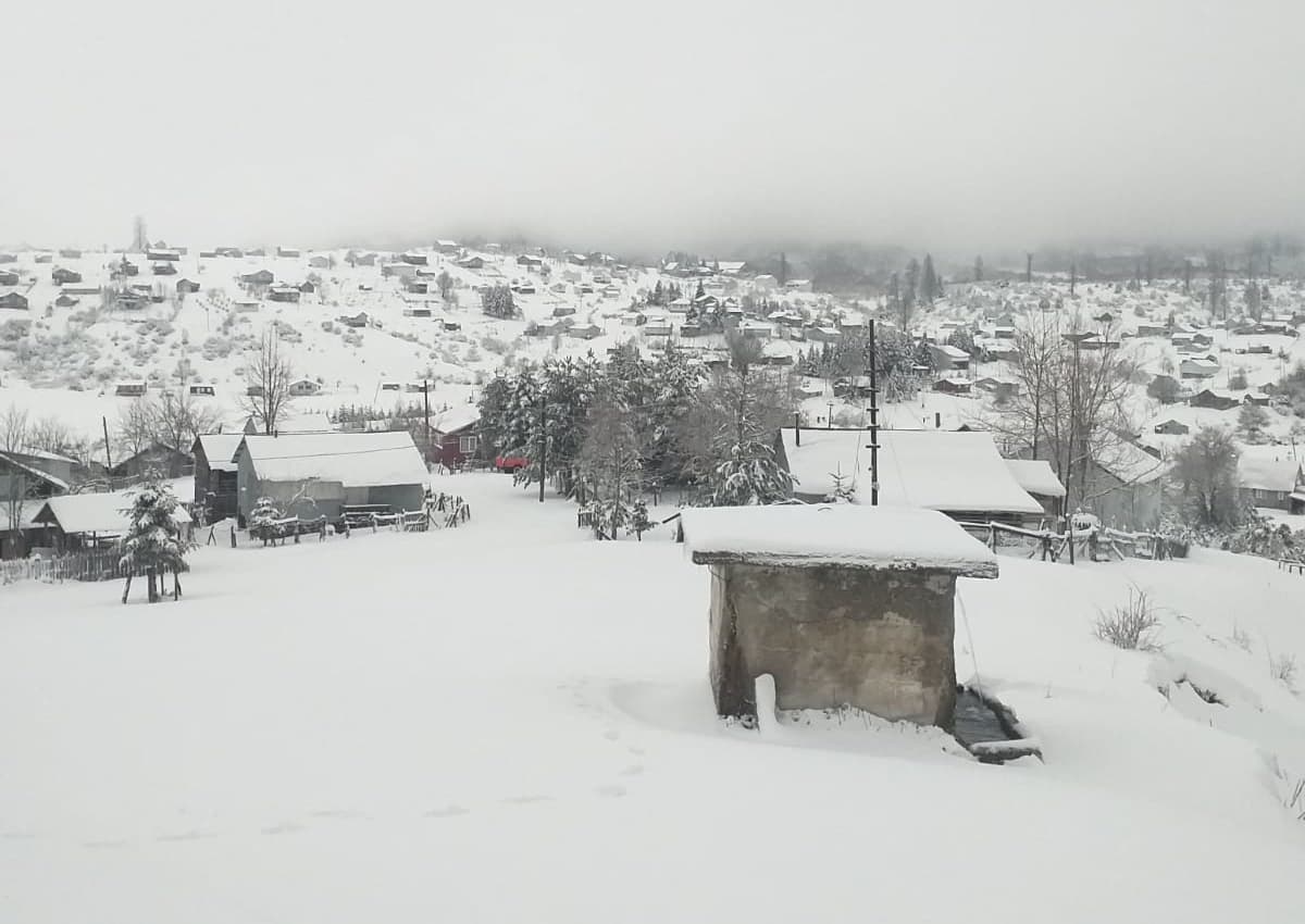 Kar kalınlığı 40 santimetreyi buldu
