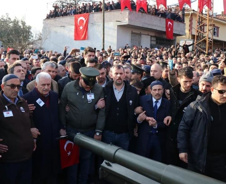 Sakarya şehidine ağladı