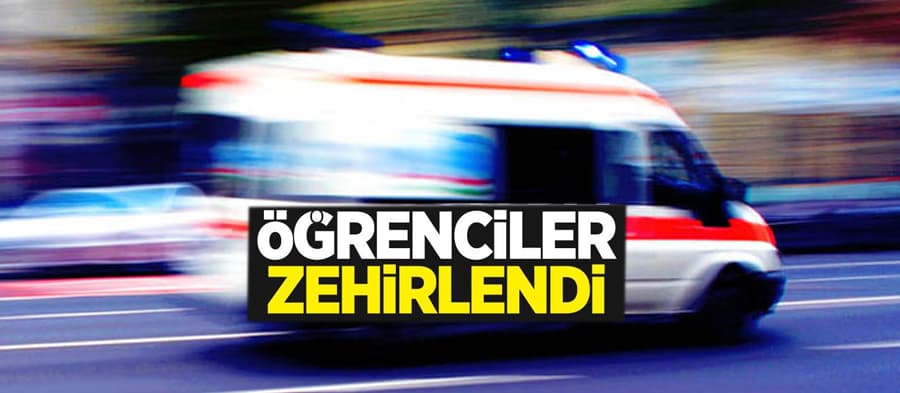 Hendek'te öğrenciler yemekten zehirlendi