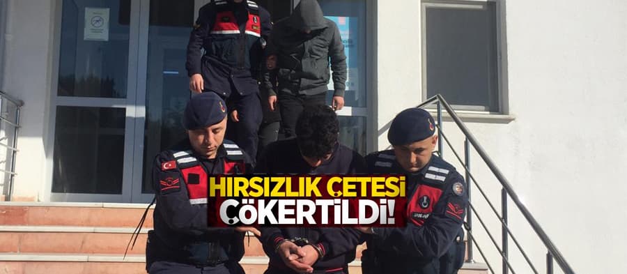Hırsızlık çetesine operasyon