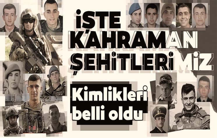 İşte kahraman Mehmetçiklerimiz