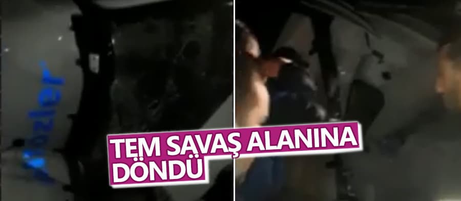 TEM'de kaza;2 yaralı
