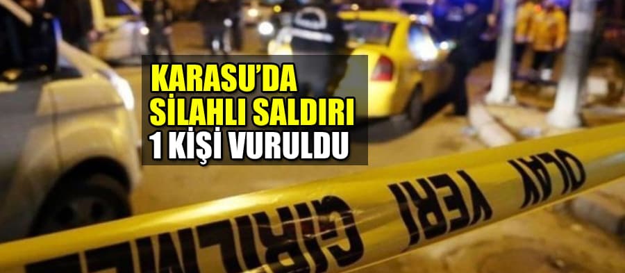 Karasu'da silahlı saldırı