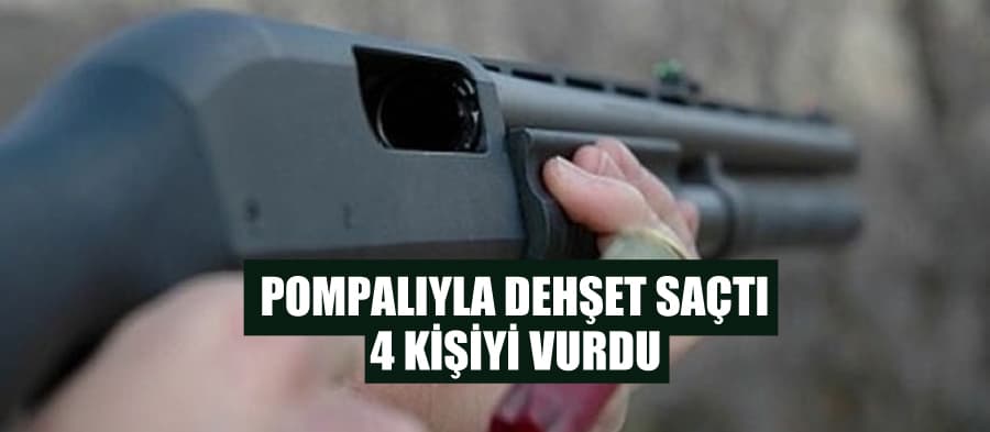 Karasu'da pompalı dehşeti: 4 yaralı