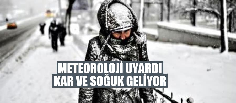 Kar geliyor!