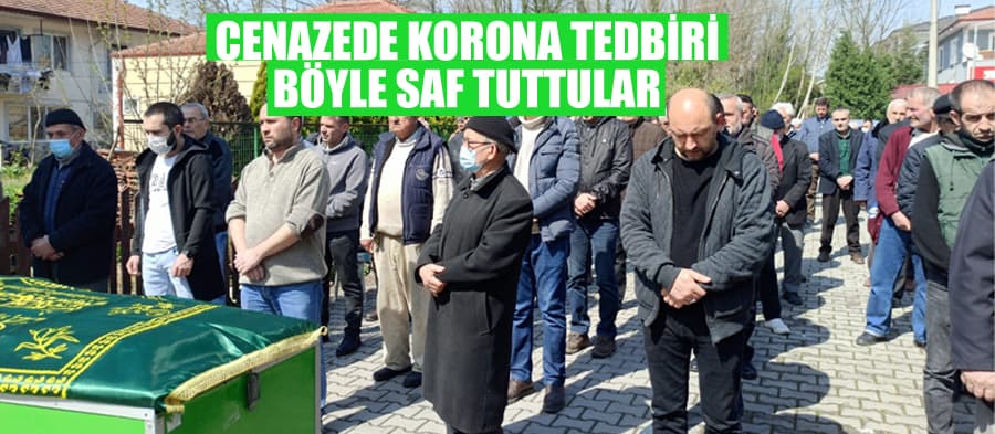 Cenazede korona tedbiri