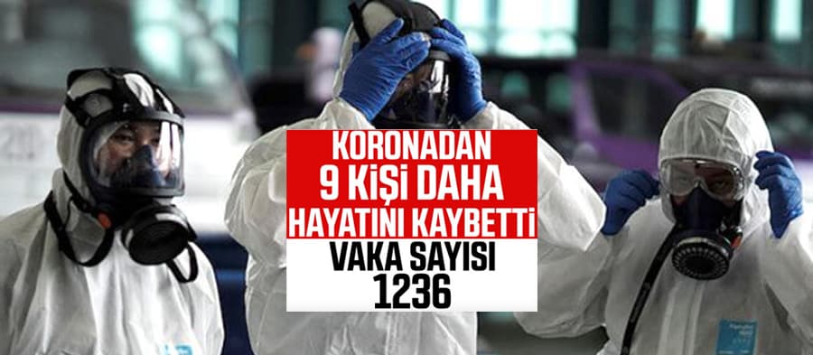 Koronadan ölüm sayısı 30'a çıktı, vaka 1236