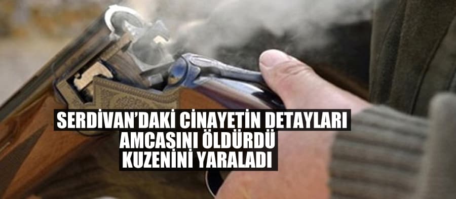 Amcasını öldürdü, kuzenini yaraladı