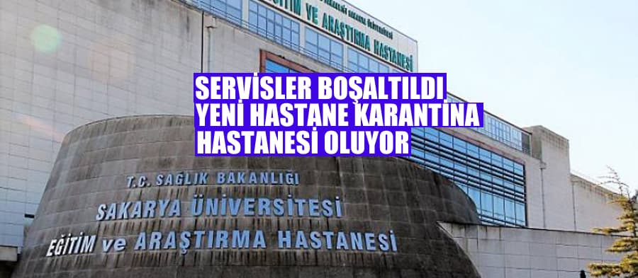 SAÜEAH'da o servislerde boşaltılıyor