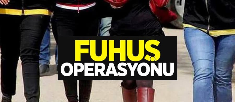 Şehirde fuhuş operasyonu