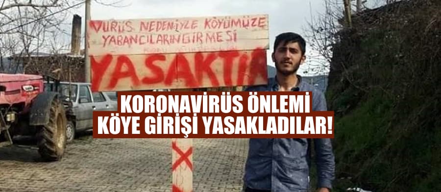 Mahalleye girişi yasakladılar!