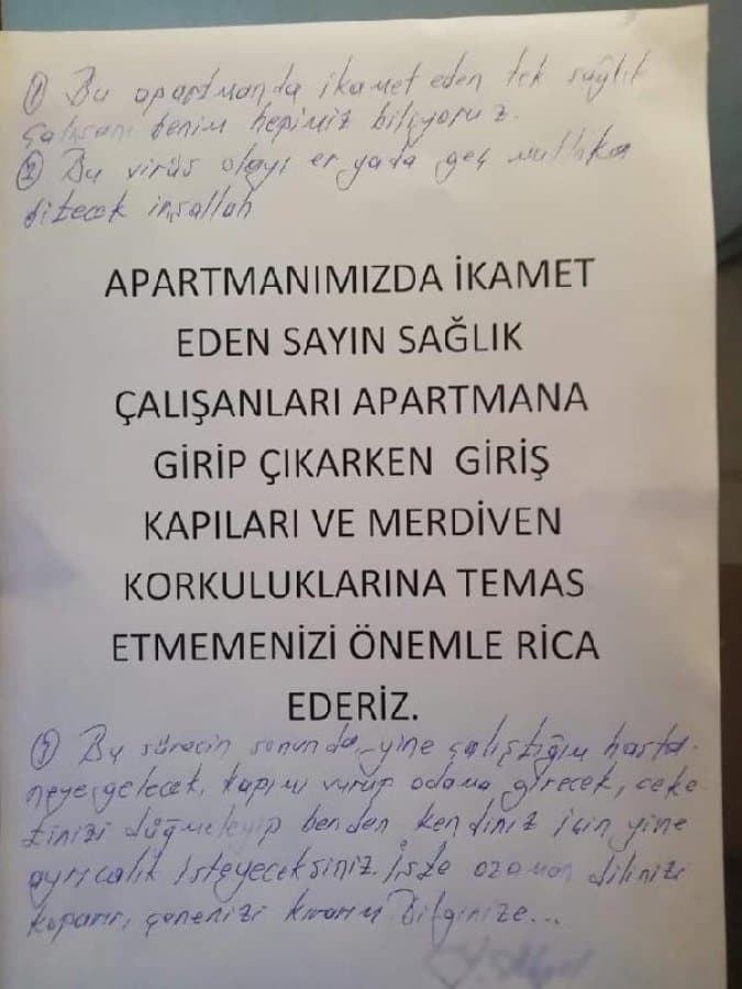 Sağlık çalışanından çirkin yazıya tokat gibi cevap