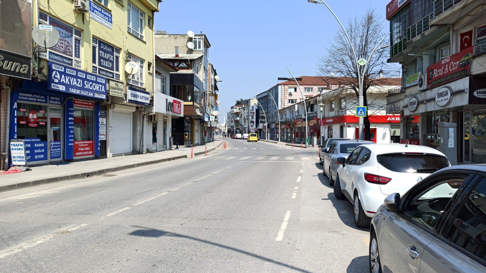 Sakarya'da sokaklar boş kaldı