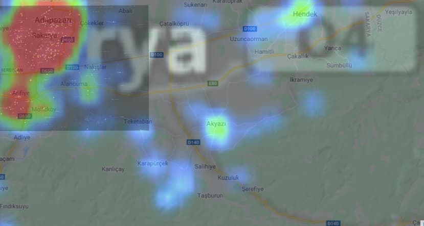 Sakarya'nın ilçe ilçe koronavirüs haritası