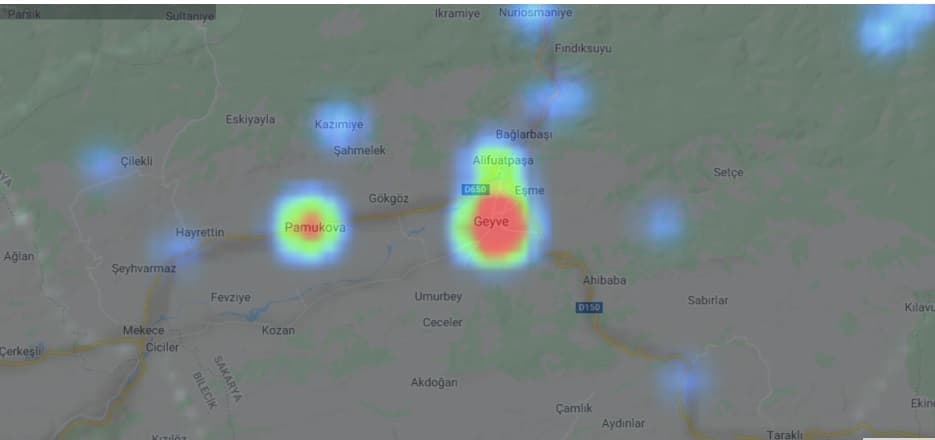 Sakarya'nın ilçe ilçe koronavirüs haritası