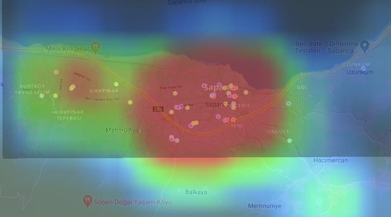 Sakarya'nın ilçe ilçe koronavirüs haritası